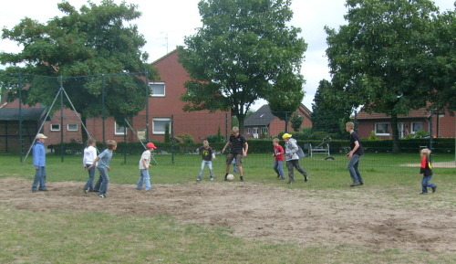 Das Fußballturnier war die letzte Station der Maigang-Olympiade.